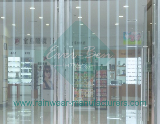 Vinyl Strip Curtains-Clear Strip Curtain Door